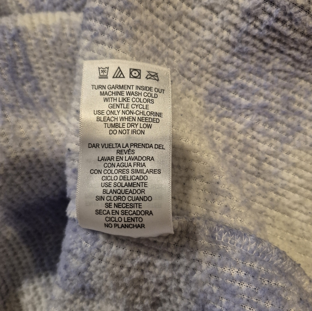 Girl's Roxy Plaid Sherpa Shirt Jacket M 8-10 LIKE NEW - Picture 12 of 13